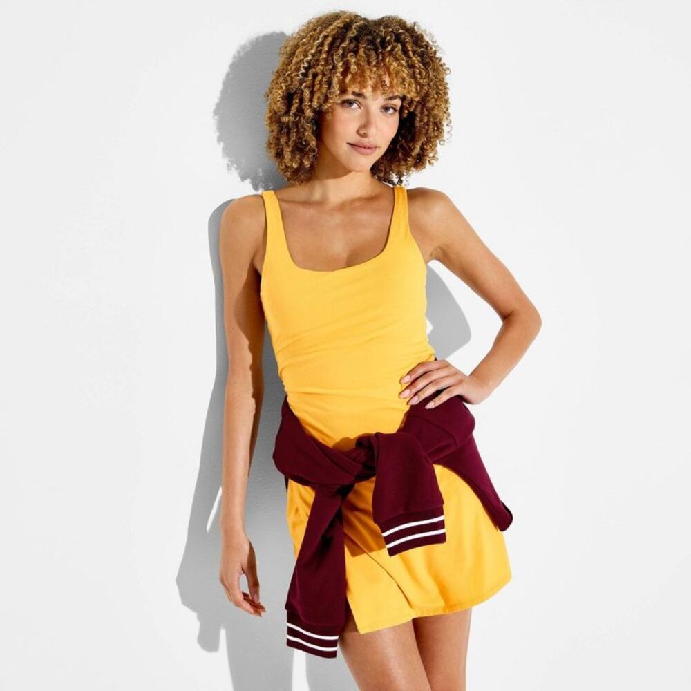 Women's Washed Jersey Dress - JoyLab Red S